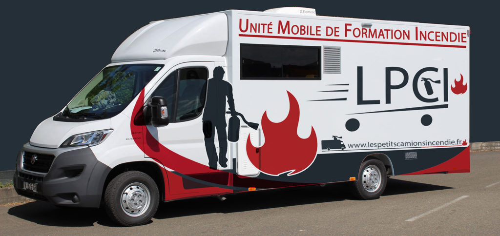 Unité mobile de formation sécurité incendie en entreprise